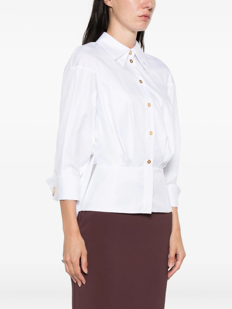 ELISABETTA FRANCHI Elisabetta Franchi Embellished-cuff Shirt outlook