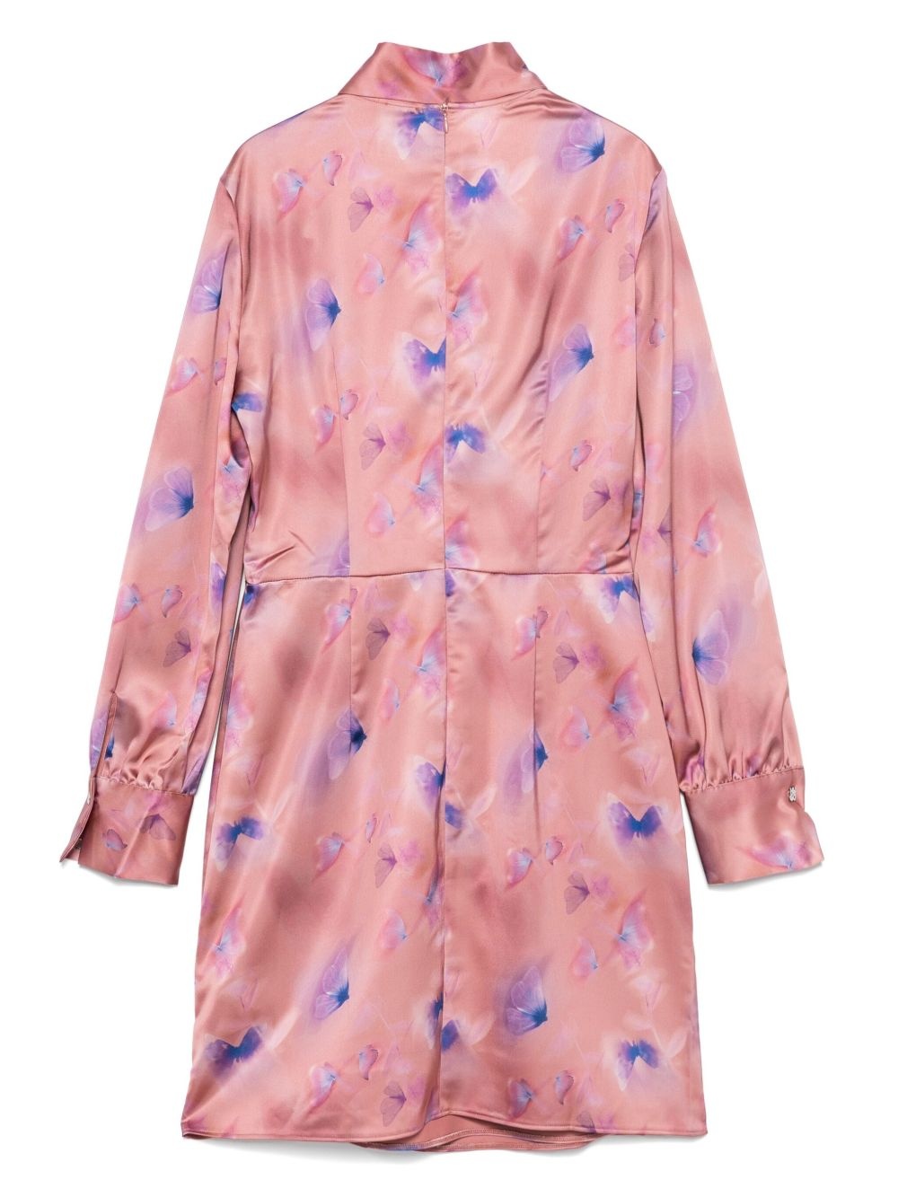 butterfly-print mini dress - 2