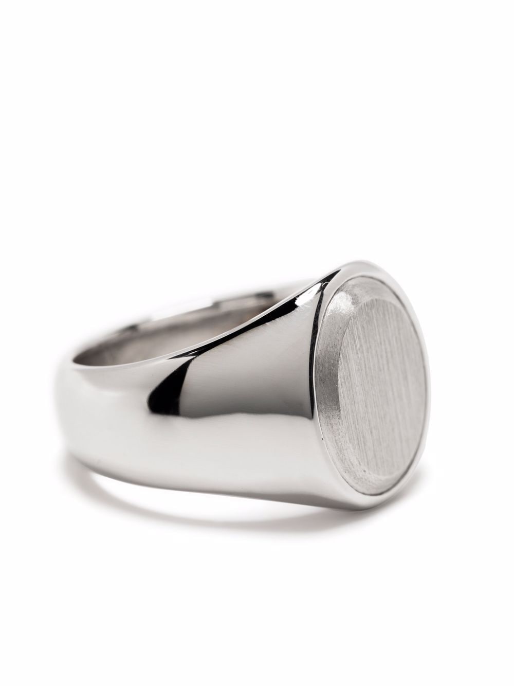 Oval Silver Top ring - 3