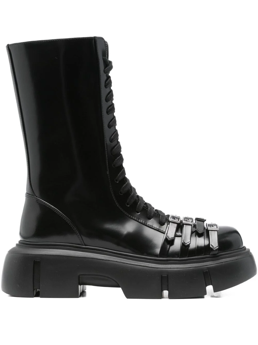 Tracker lace-up platform boots - 1