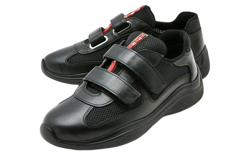 Prada (WMNS) PRADA Sport Leather Sneakers 'Black' 1E796I_6GW_F0002 outlook