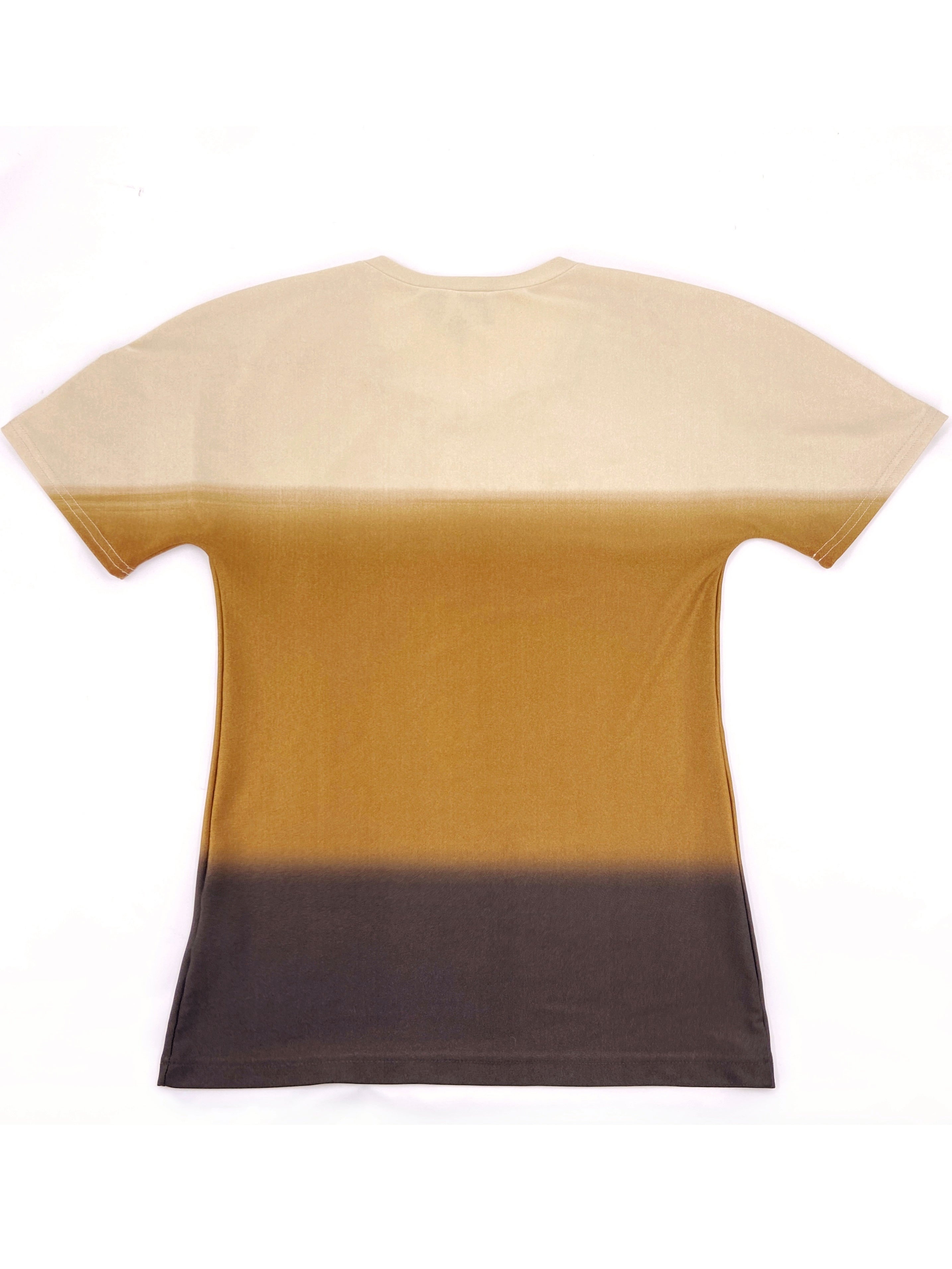 Gucci Spring 1997 Tom Ford Beige Ombré Tee S - 7
