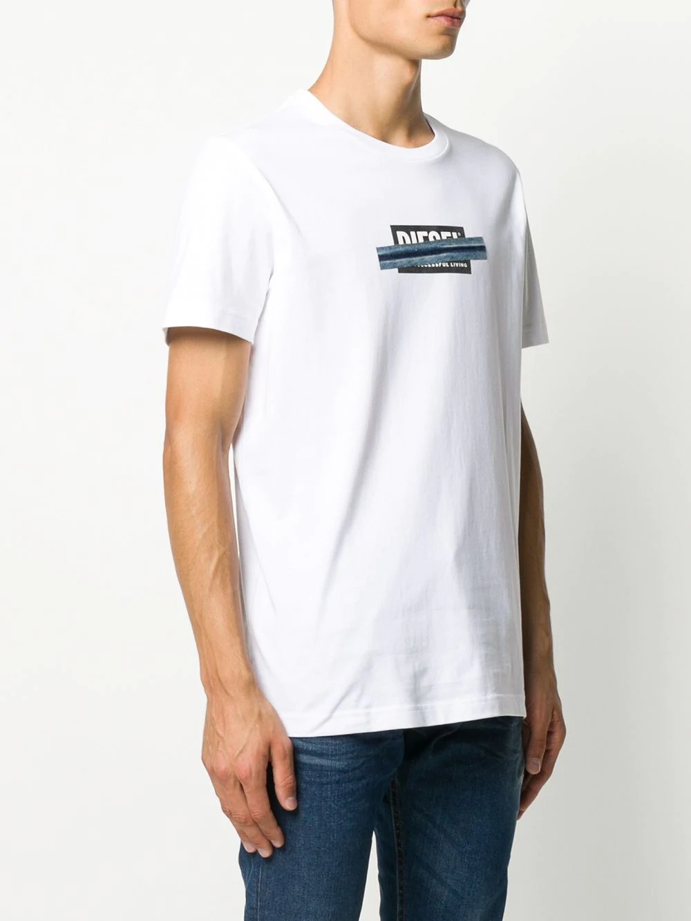 logo print T-shirt - 3