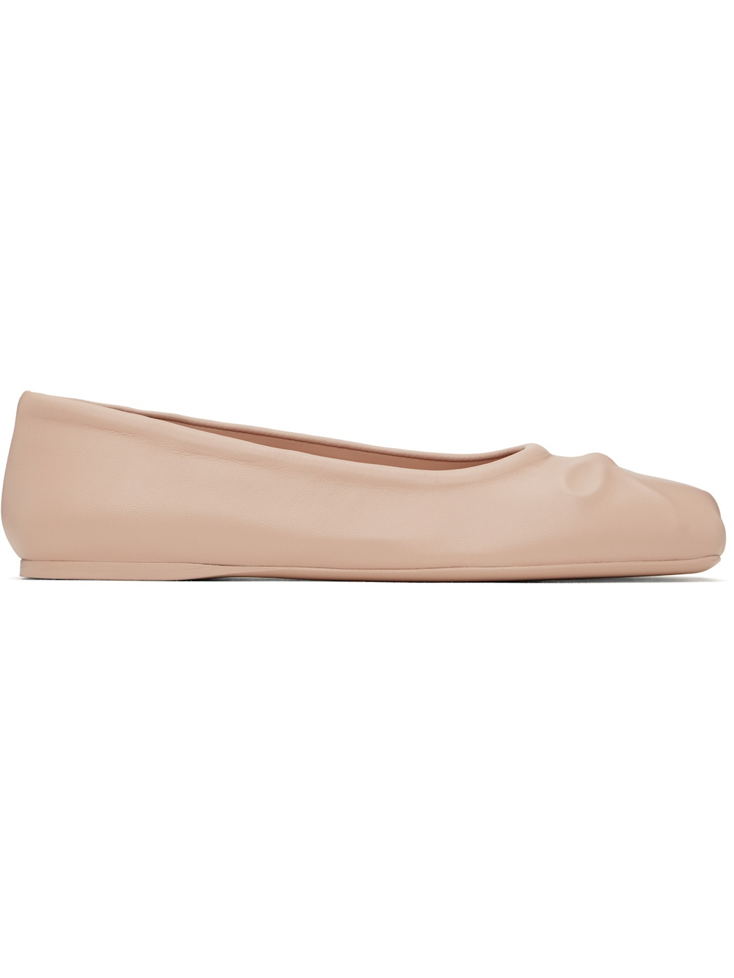 Pink Seamless Little Bow Ballerina Flats - 1