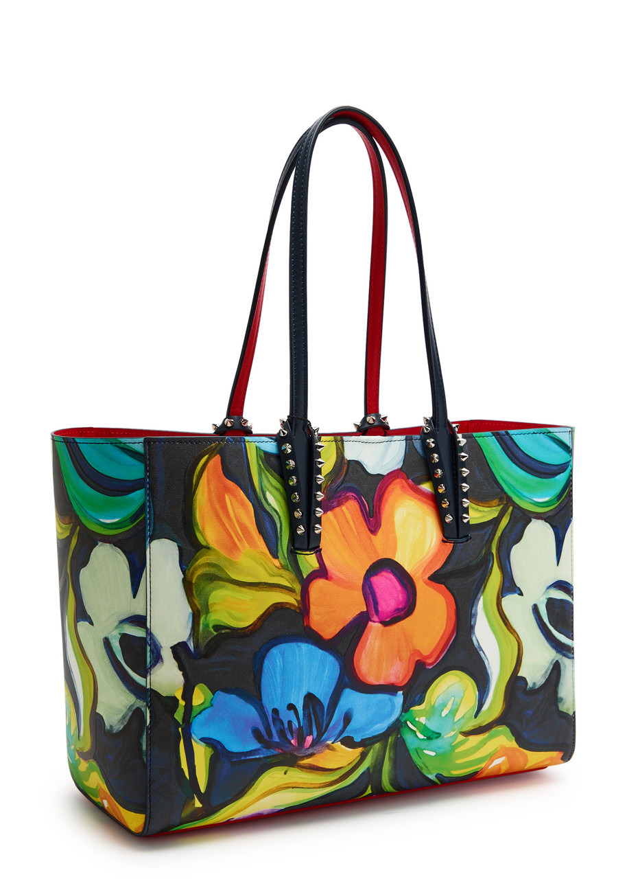 Christian Louboutin Cabata Floral-print Leather Tote bag - 2