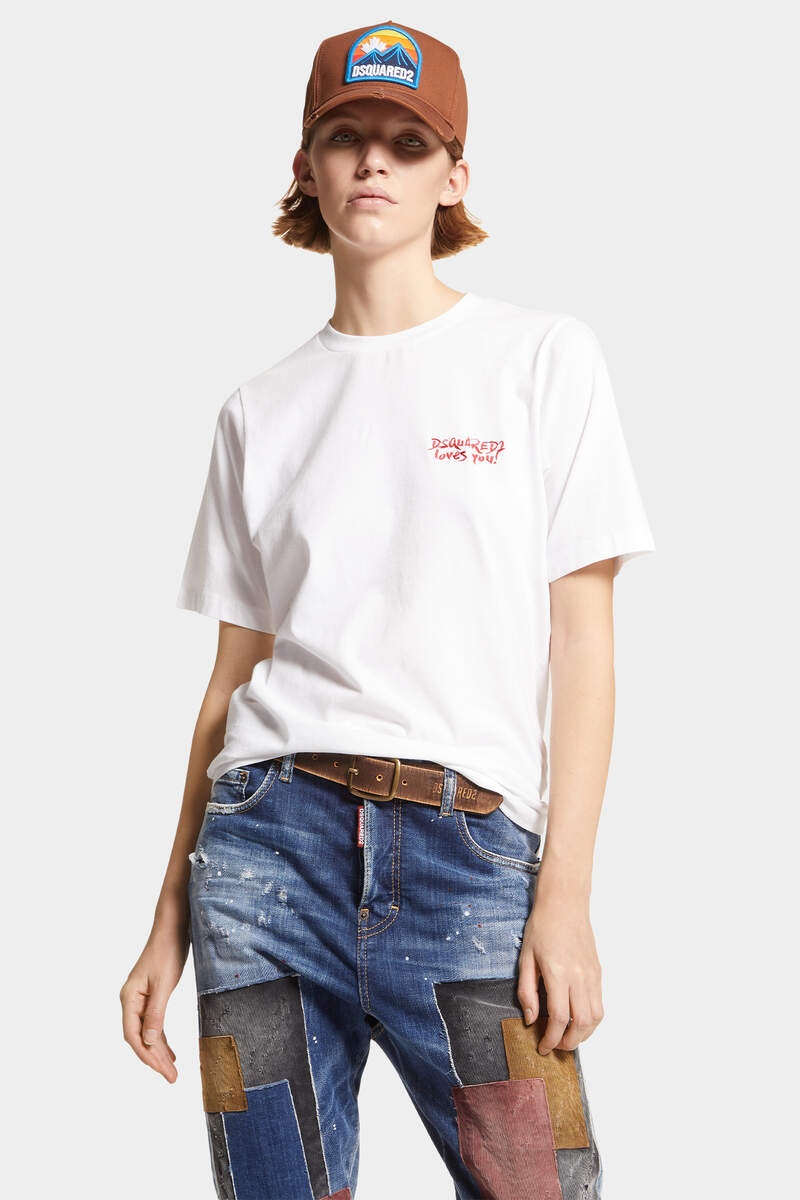 DSQUARED2 LOVES YOU EASY FIT T-SHIRT - 3