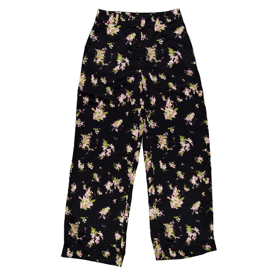 Burberry Ladies Jane Floral Print Trousers - 5