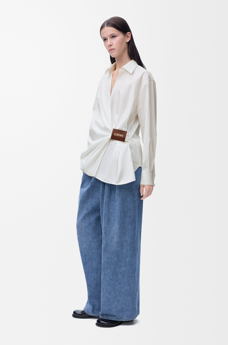 Loewe Draped shirt in cotton outlook