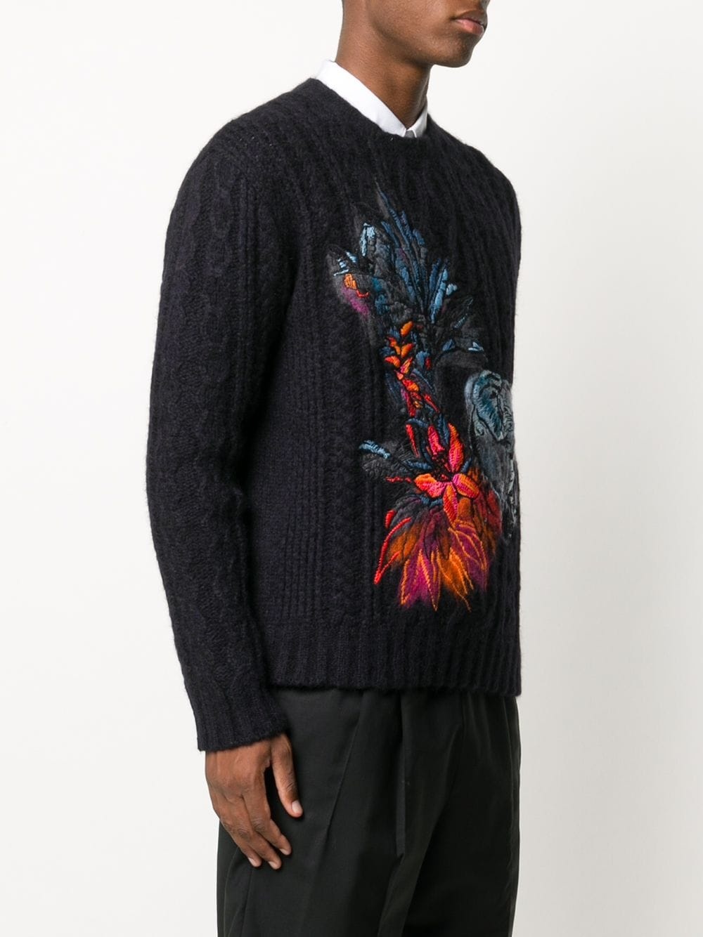 Mural Jungle embroidered jumper - 3