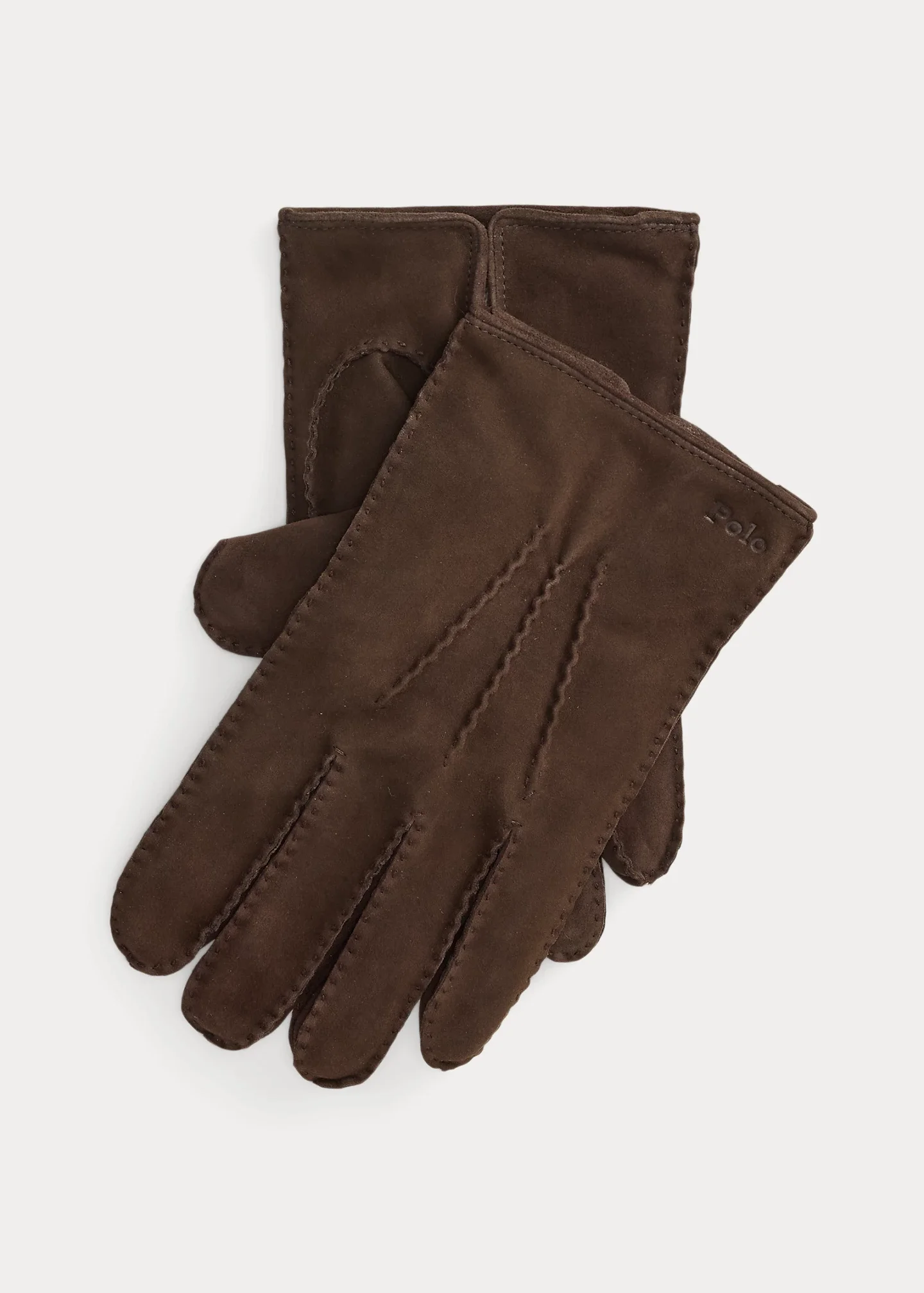 Cashmere-Lined Suede Gloves - 1