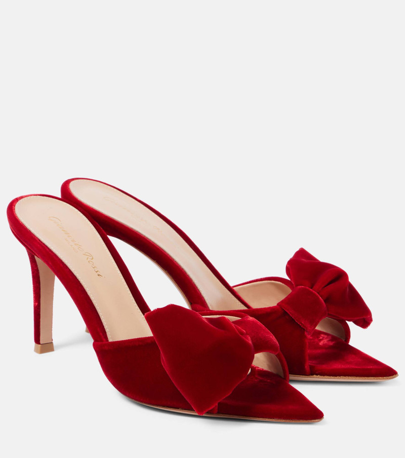 85 활 detail 벨벳 mules 1