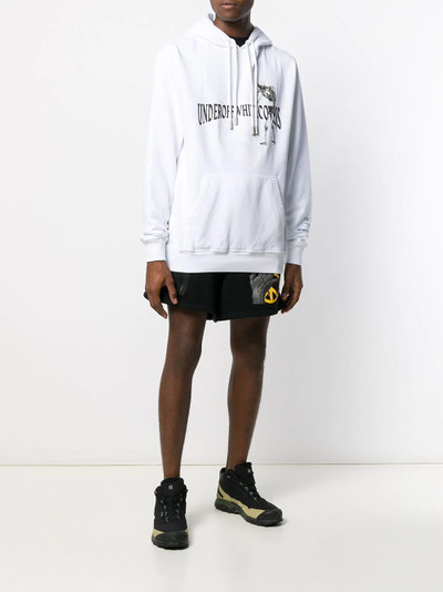 Off-White x Undercover Skeleton print track shorts outlook