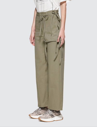 MM6 Maison Margiela Tie Details Trousers outlook