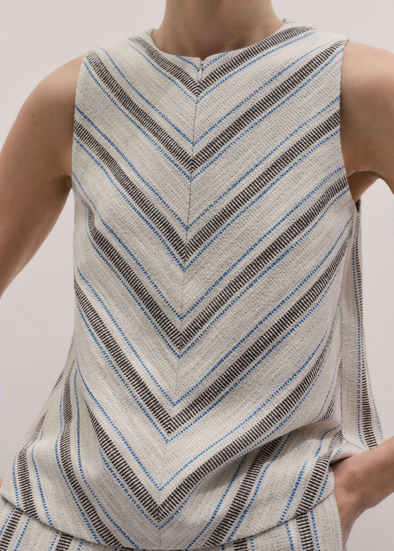 ME+EM Stripe Swing Top outlook