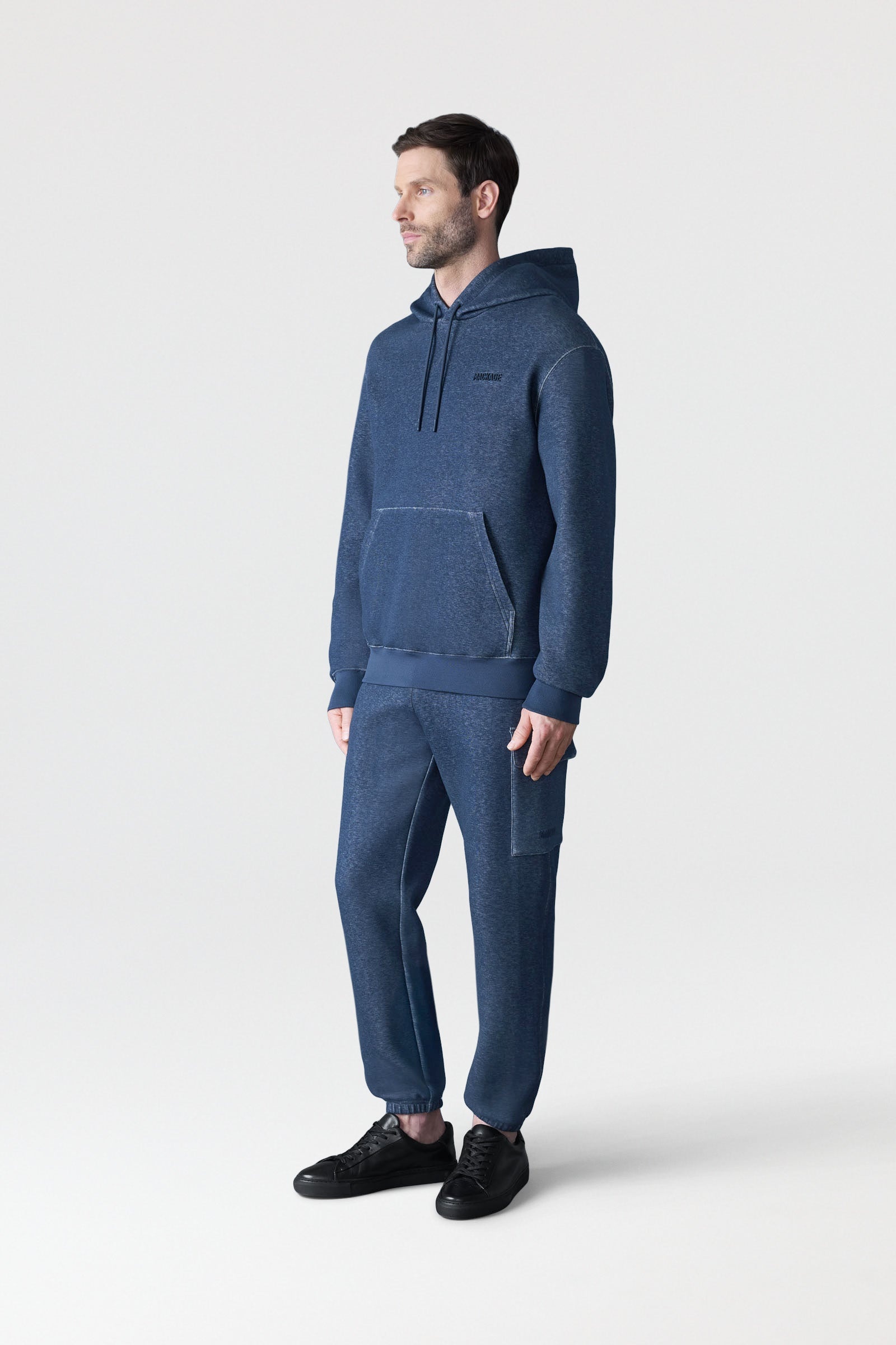 MARVIN-R Double face jersey cargo sweatpants - 4