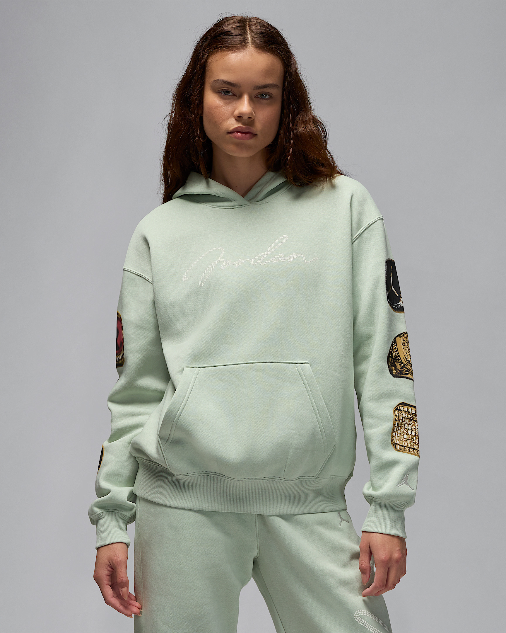 ナイキ ジョーダン Jordan 【 Brooklyn Fleece Pullover 24 Gel Women's 】 レディース Jordan Brooklyn Fleece Pullover 24 Gel | Foot Locker