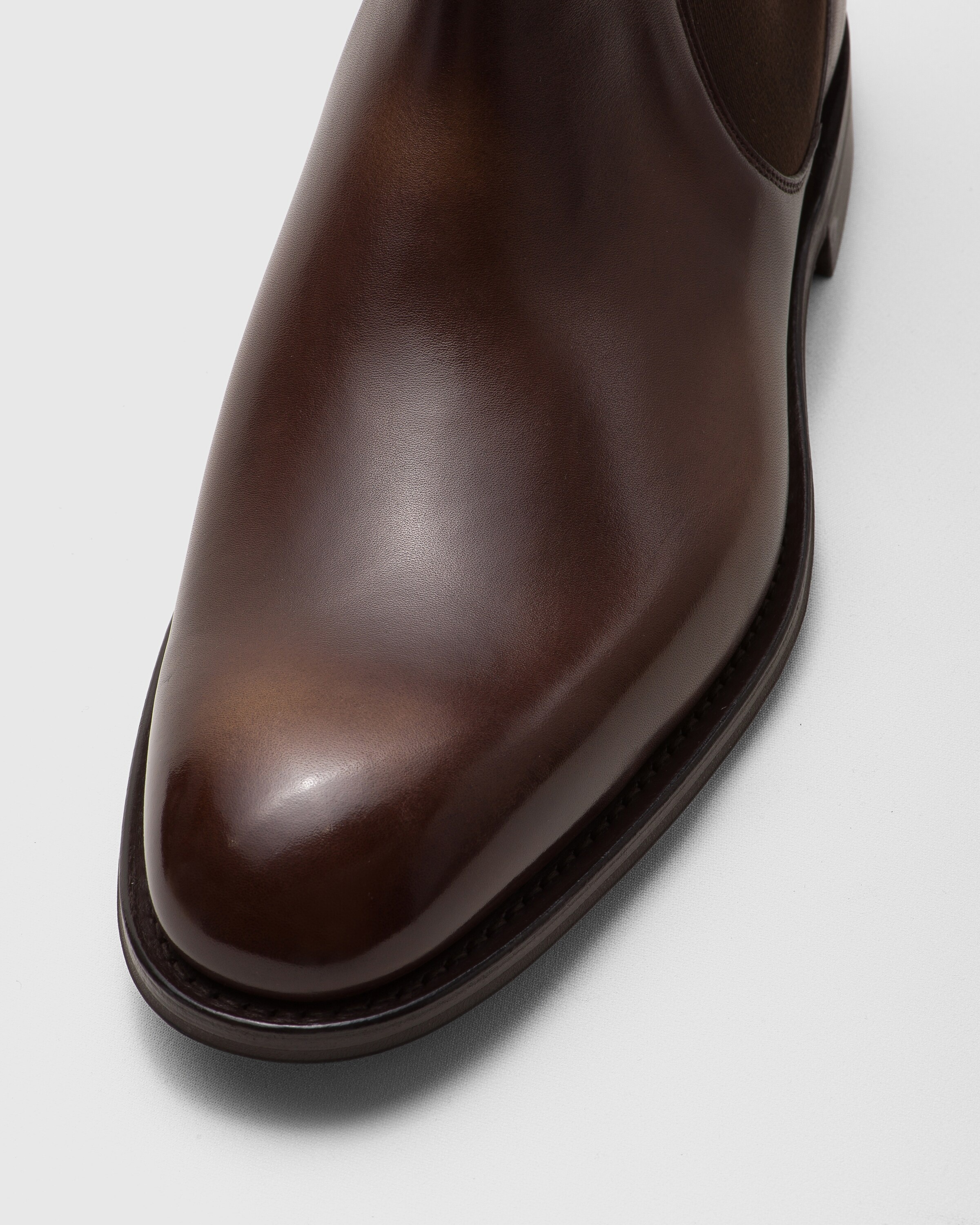 Bleached Calfskin Chelsea Boot - 3