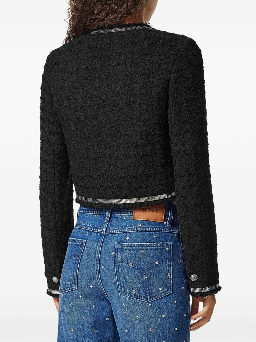 zip-up fitted jacket - 4