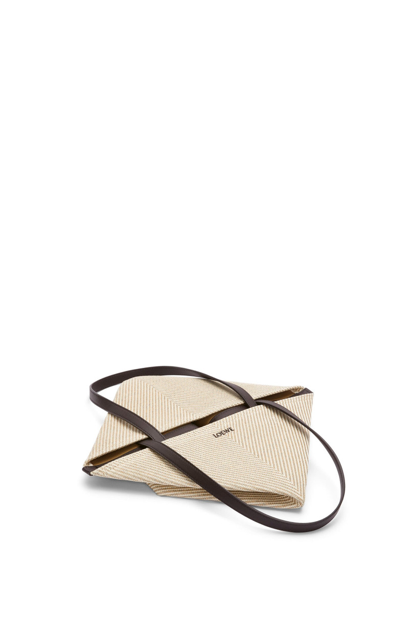 Puzzle Fold tote in cotton jacquard 4