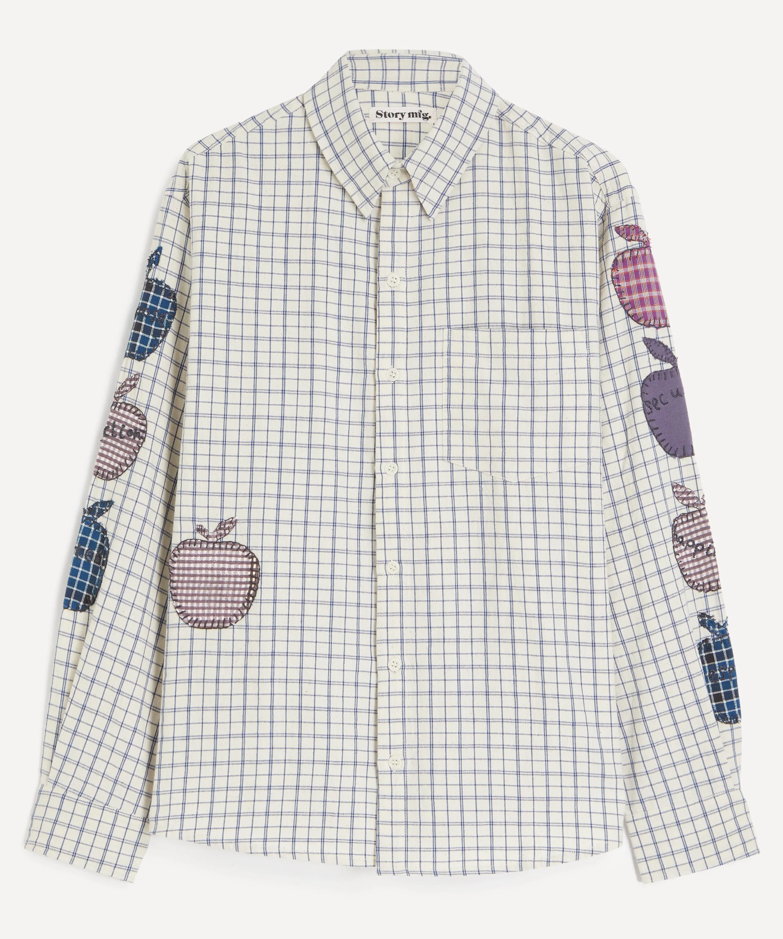 Plane Cotton Shirt - 1