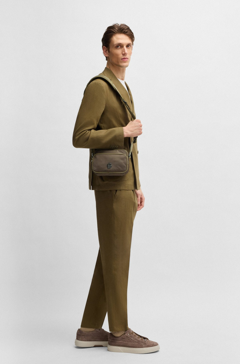 BOSS BOSS SELECTED BY SHOHEI OHTANI CROSSBODY BAG WITH DOUBLE B MONOGRAM outlook