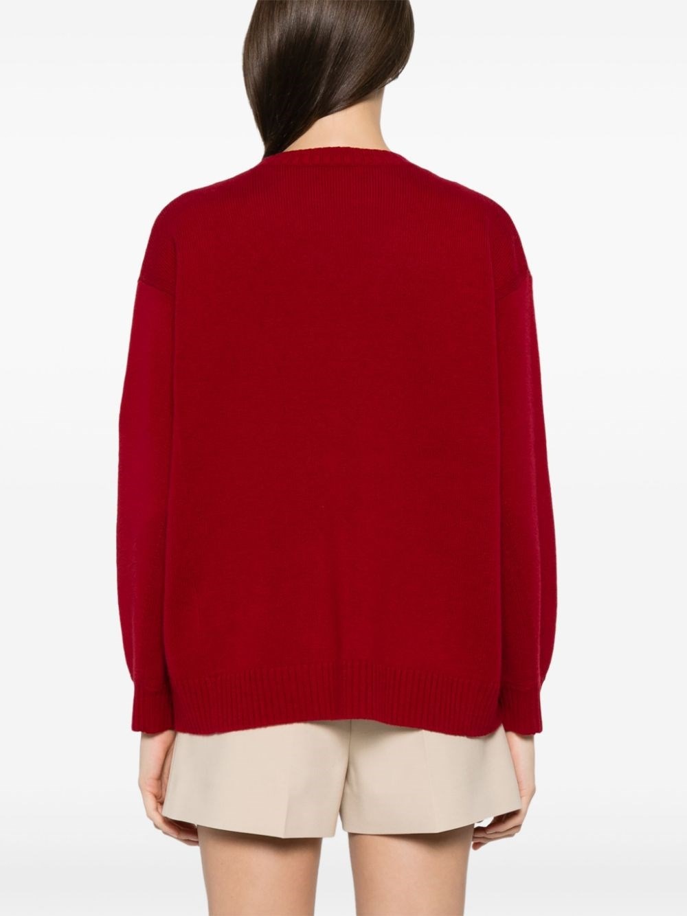 Logo wool and cashmere jumper - 3