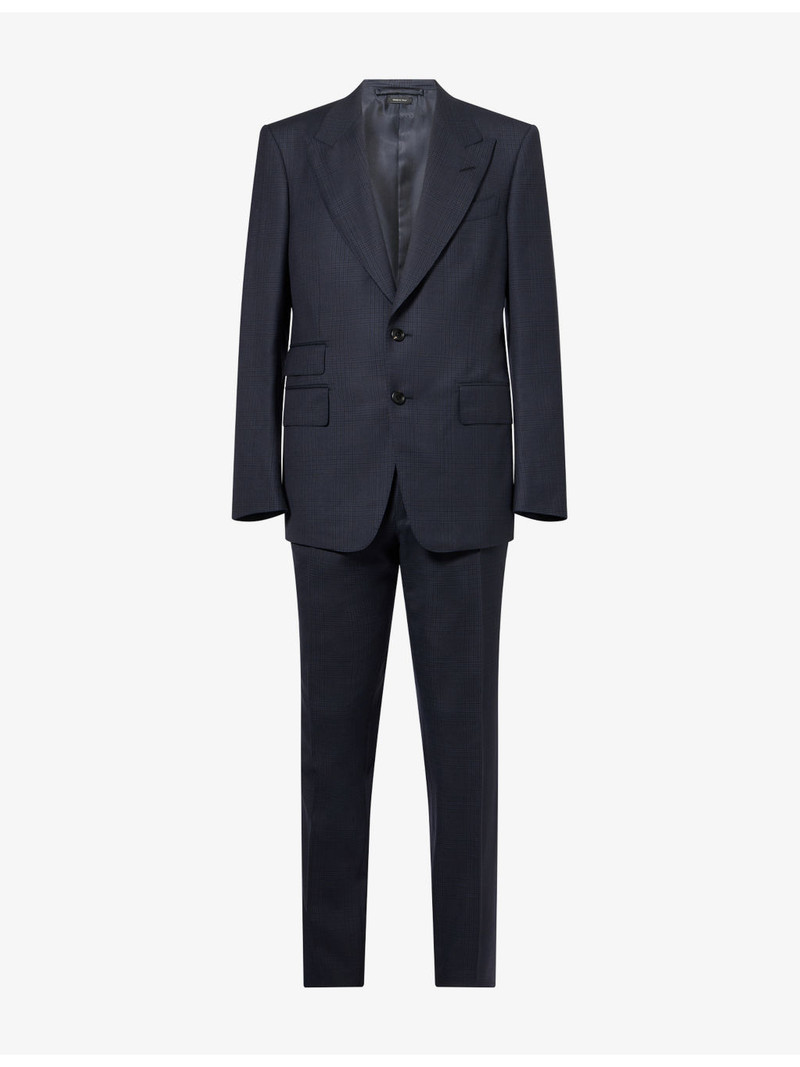 Shelton Single-Breasted Wool Suit 1