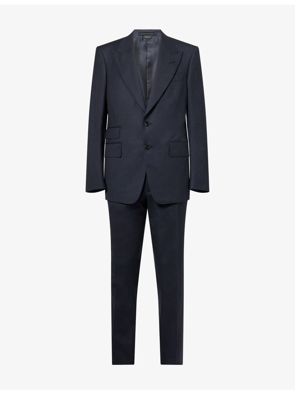 Shelton Single-Breasted Wool Suit - 1