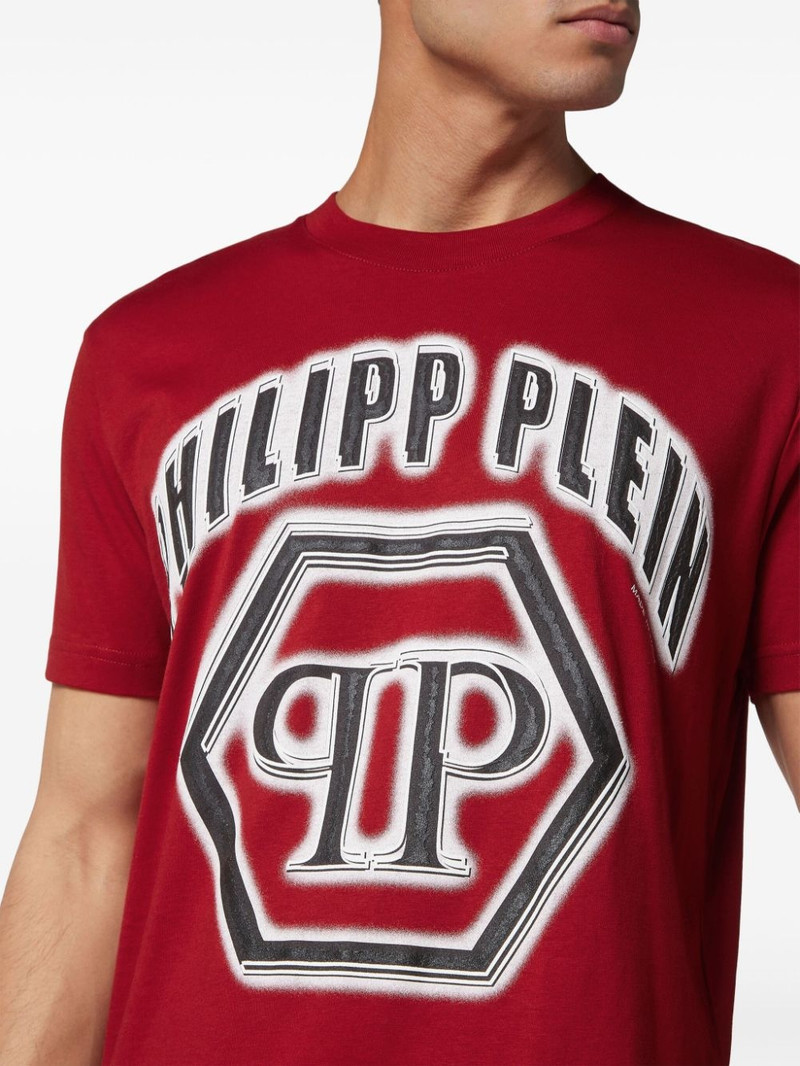 logo-print cotton T-shirt 4