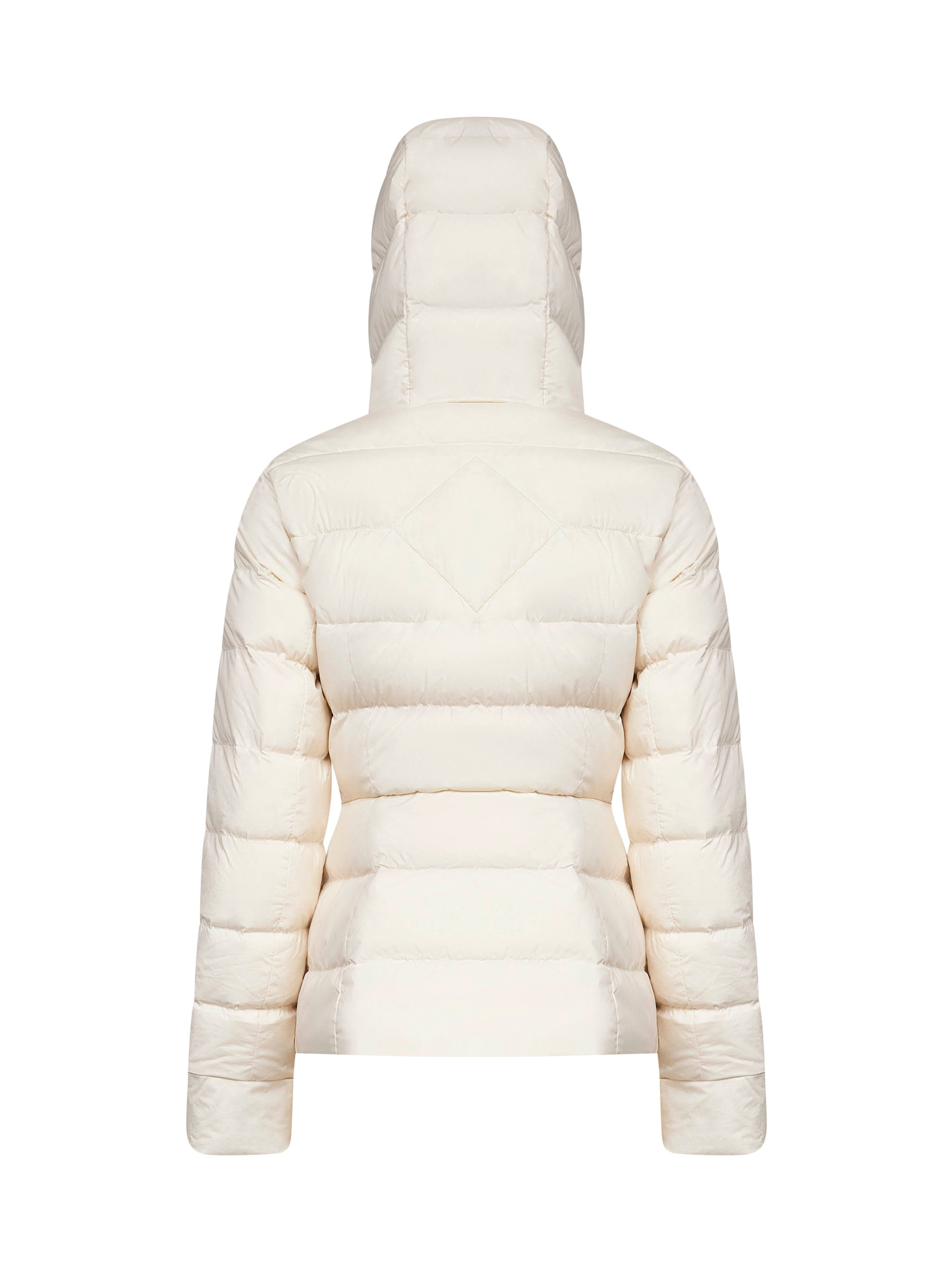 Ivory Clair Tonal Label hooded jacket - 2