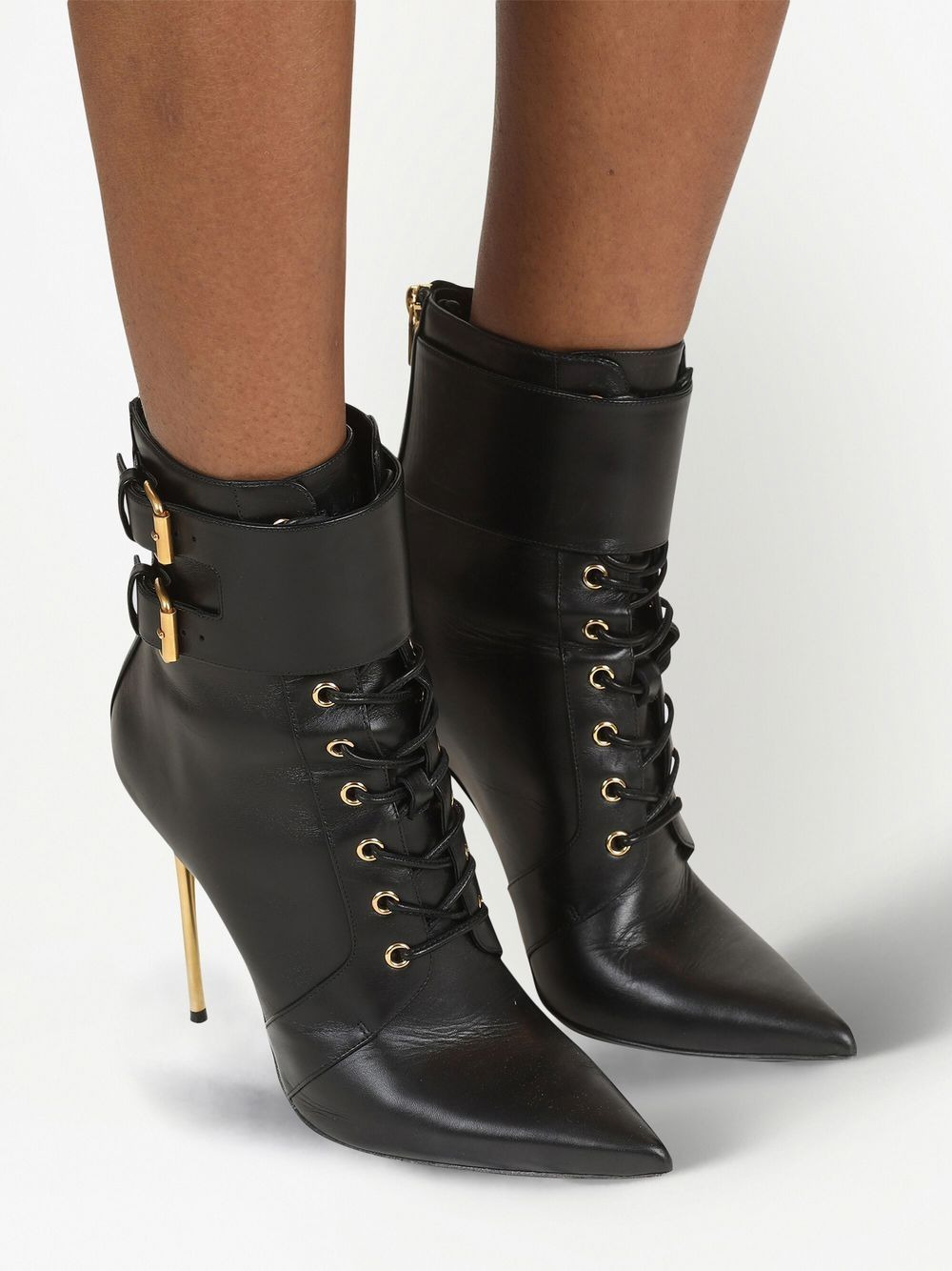 Uria lace-up ankle bots - 7