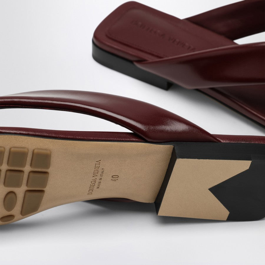 Bottega Veneta Women Mule Flat Riva Color Barolo - 5