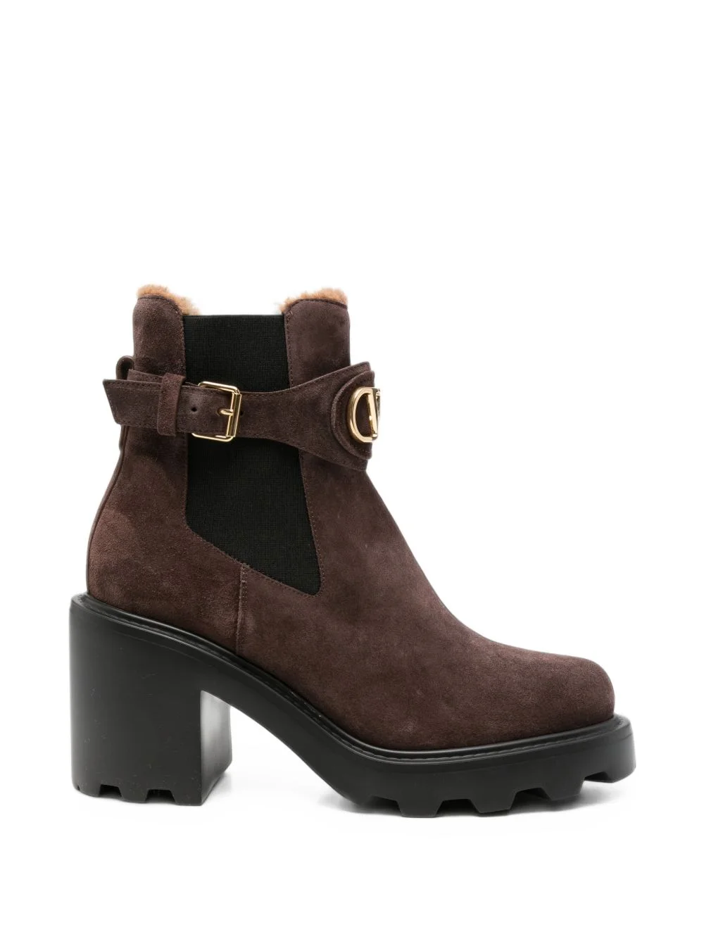 VLogo Signature buckle-fastening ankle boots - 1