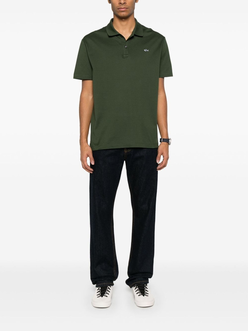Paul & Shark logo-patch polo shirt outlook