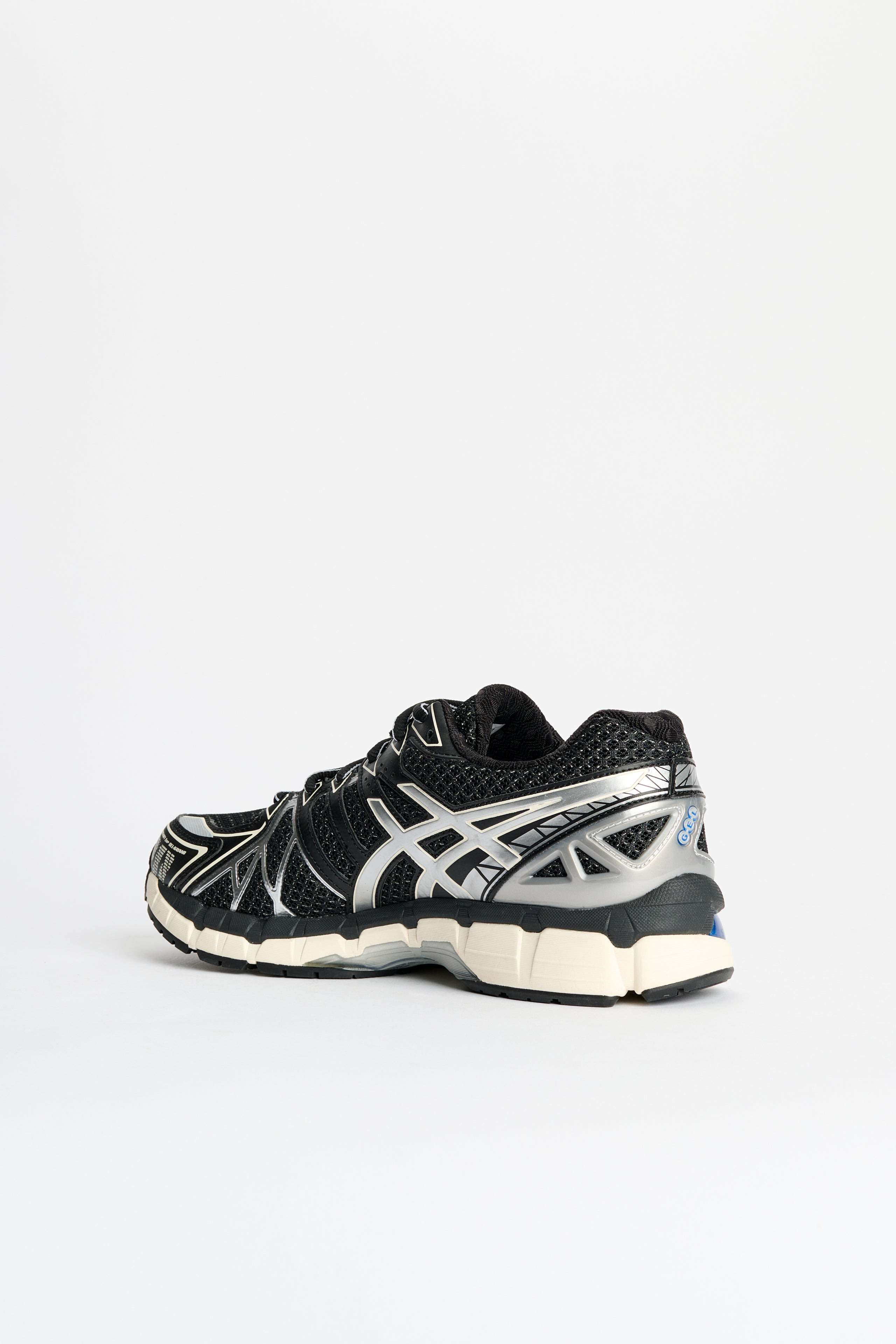 ASICS GEL-KAYANO 20 BLACK / PURE SILVER - 2