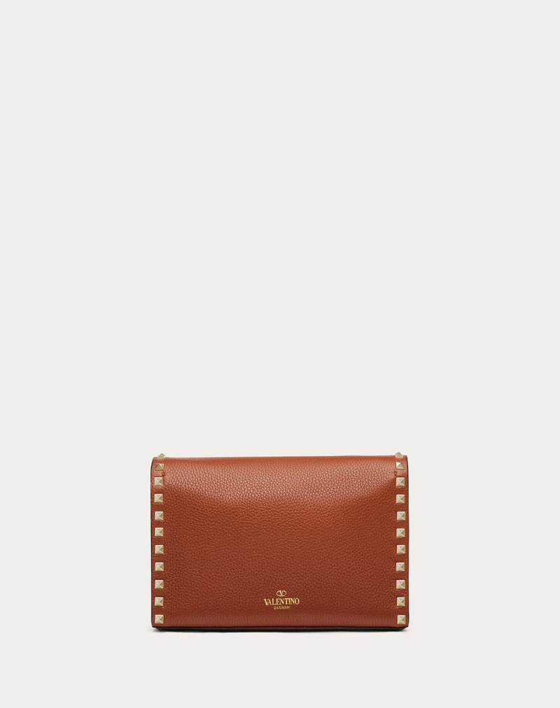 SMALL ROCKSTUD GRAINY CALFSKIN CROSSBODY BAG 3