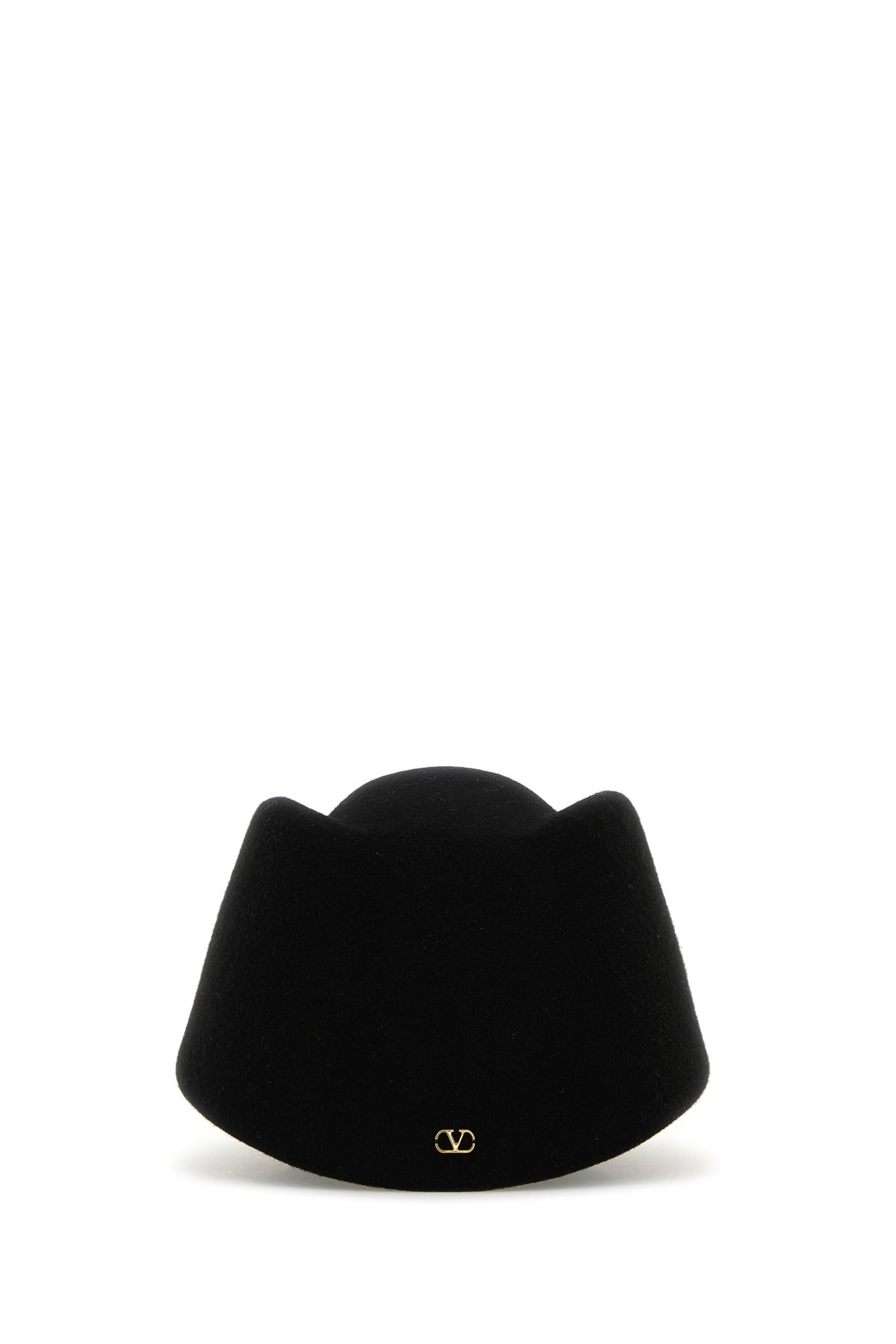 Black wool VLogo Signature hat - 3