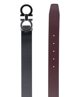 Ferragamo Men "Gancini" Reversible Belt - 2