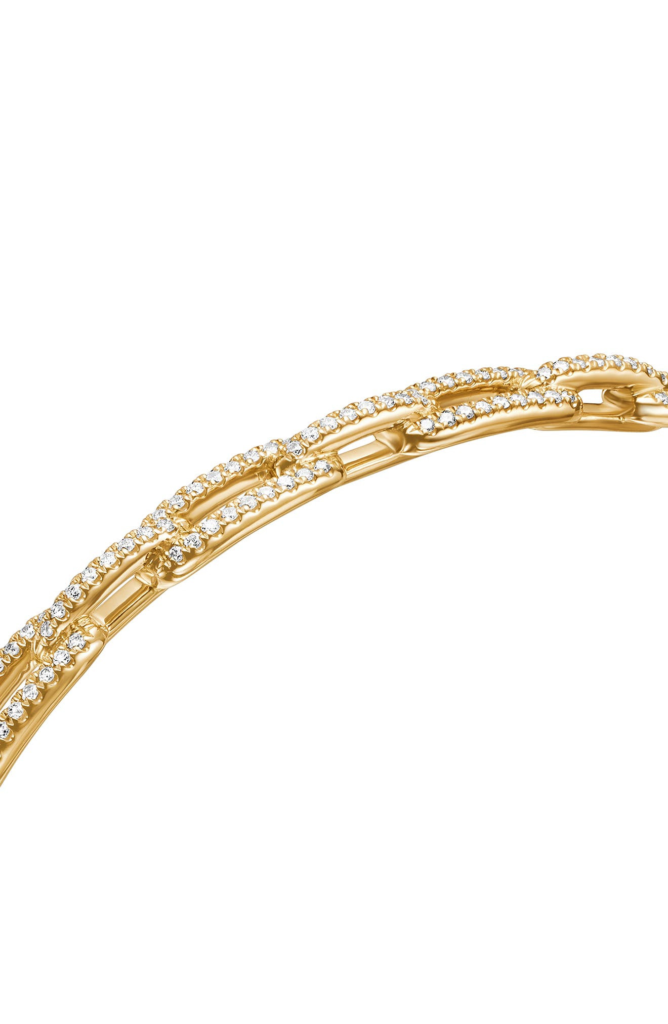 David Yurman Stax 18K Gold Chain Link Bracelet with Diamonds in Yellow Gold at Nordstrom - 6