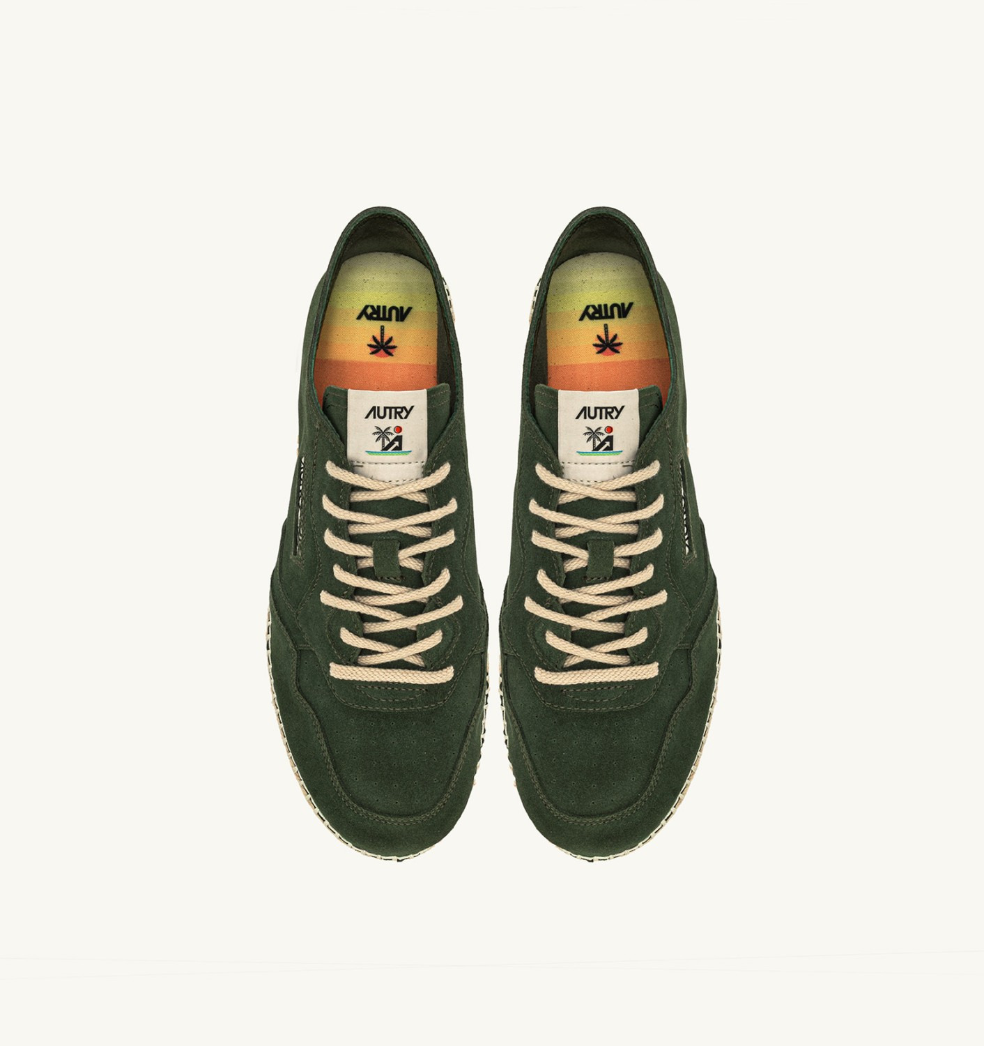 SANDY ESPADRILLES IN MOSS SUEDE - 5