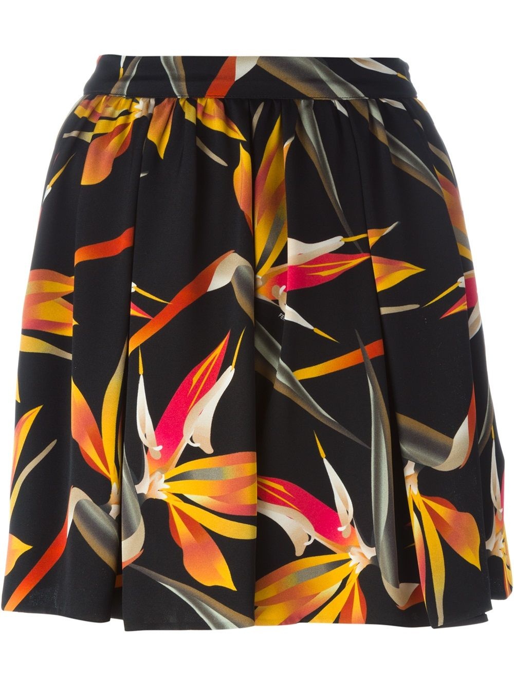 Bird of Paradise print shorts - 1