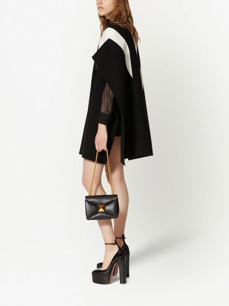 Valentino VLogo scarf-detail cape outlook