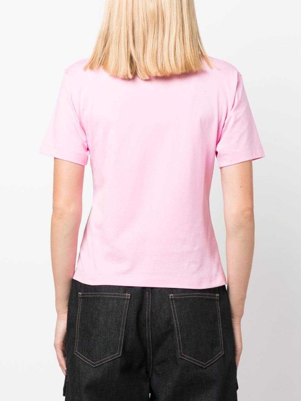logo-print cotton T-shirt - 4