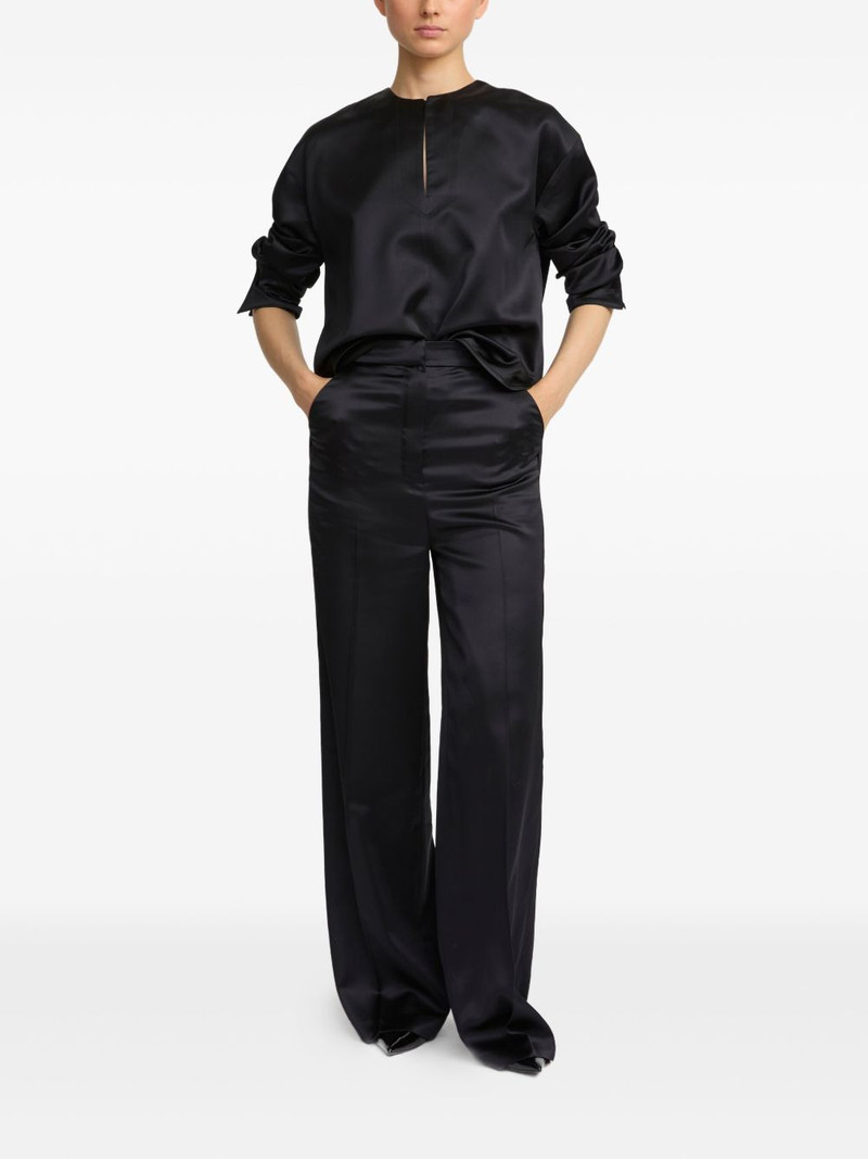 Yves Salomon satin trousers outlook