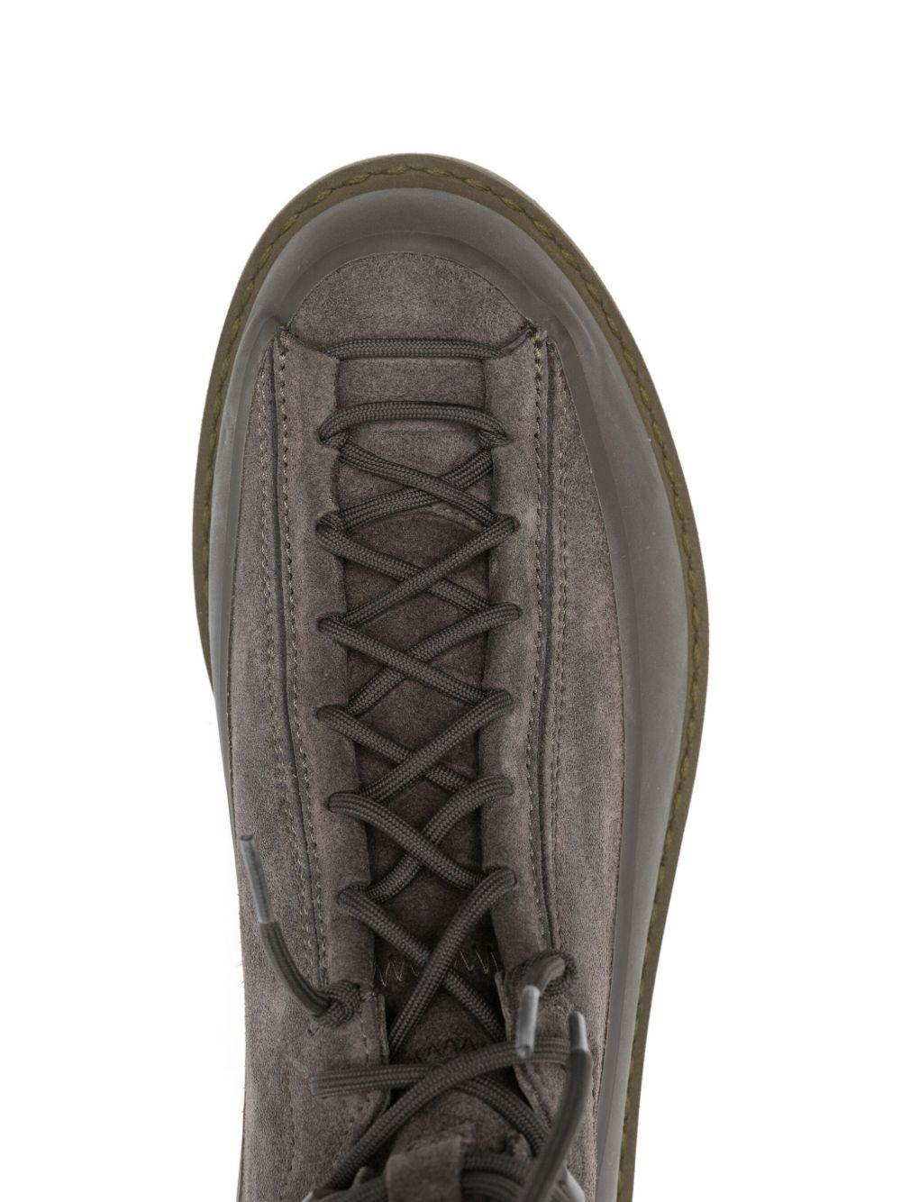 40mm lace-up suede boots - 4