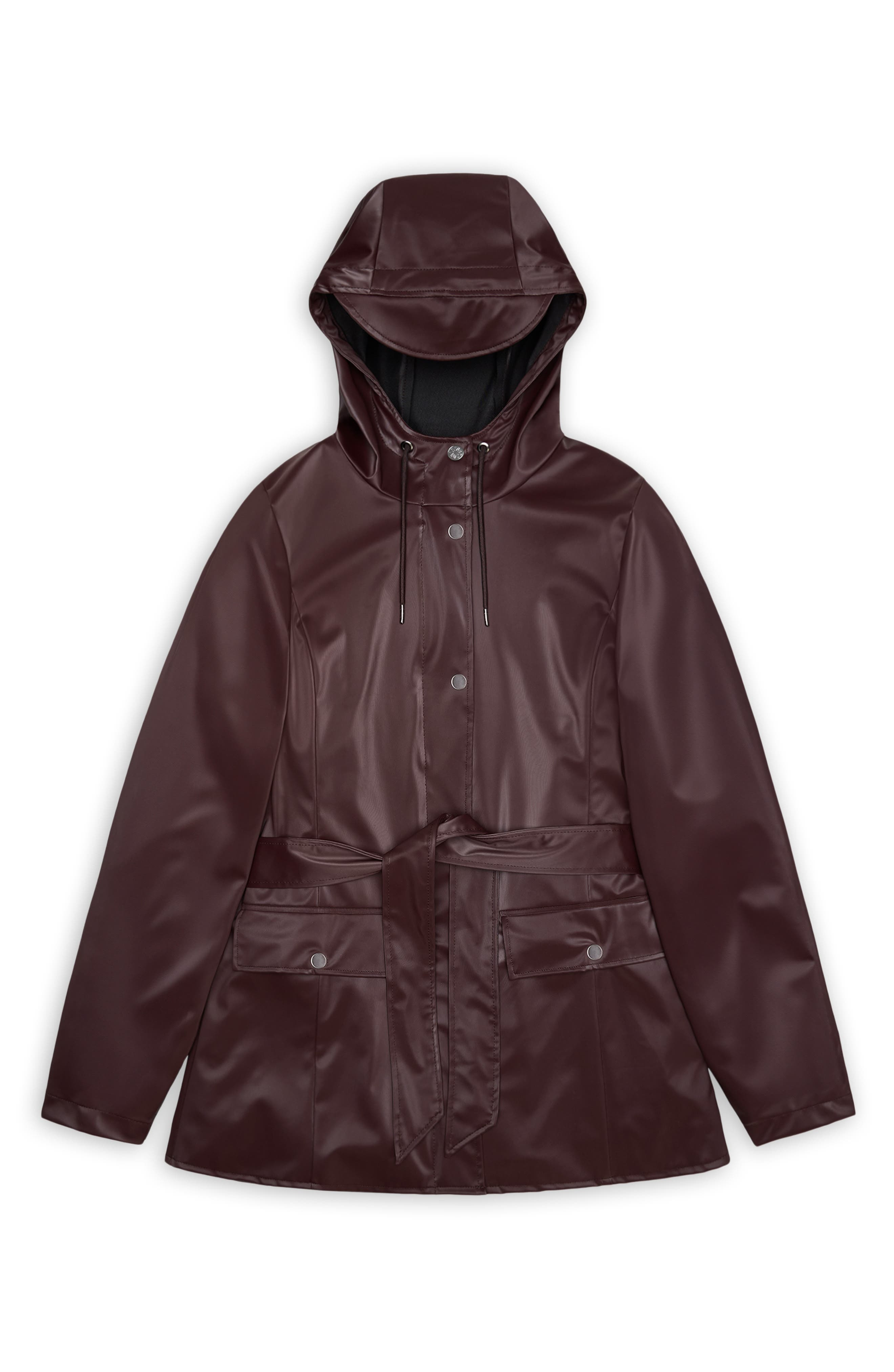 Rains Curve Waterproof Rain Jacket in Depth at Nordstrom - 5