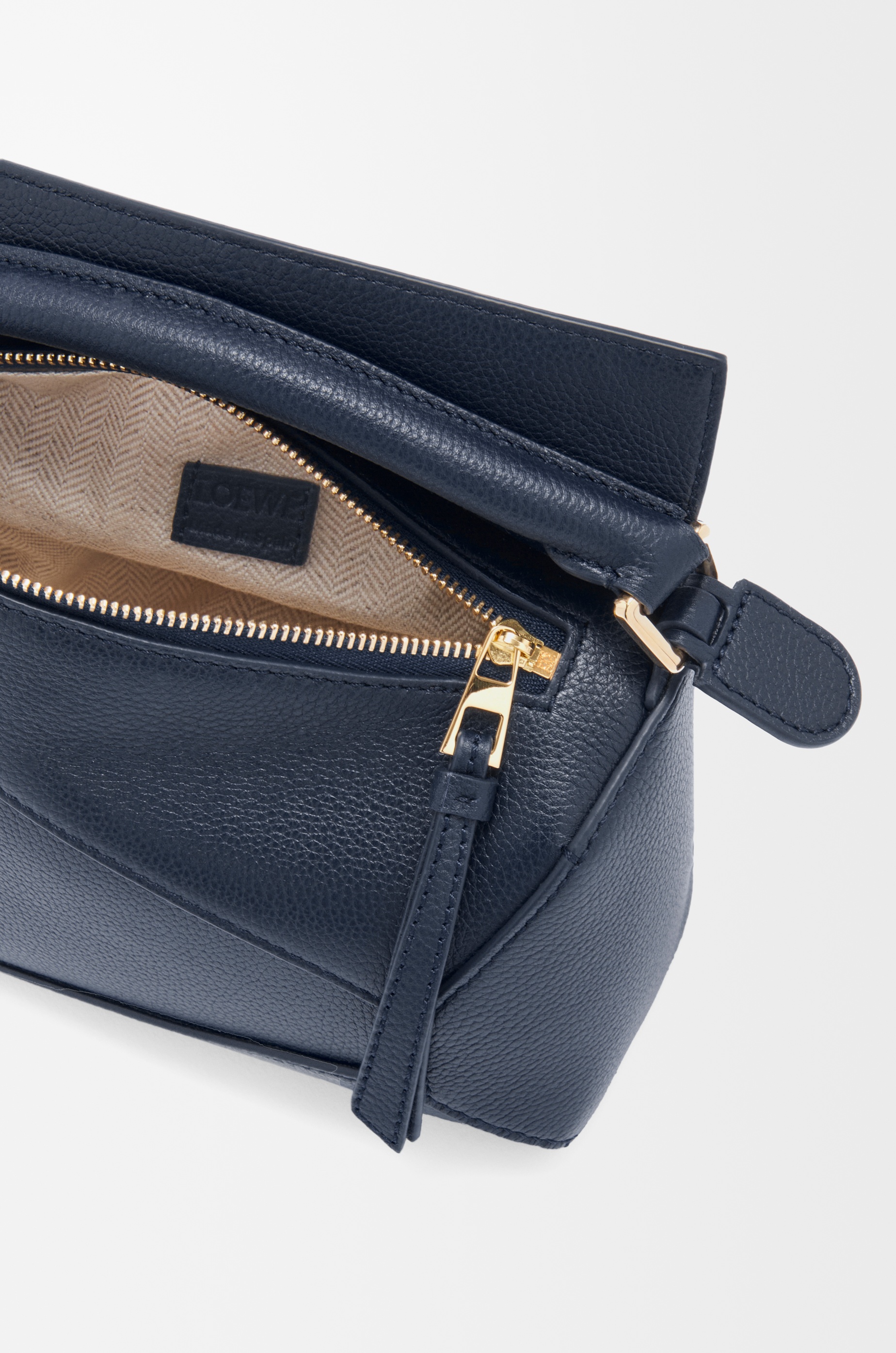 Mini Puzzle bag in soft grained calfskin - 5