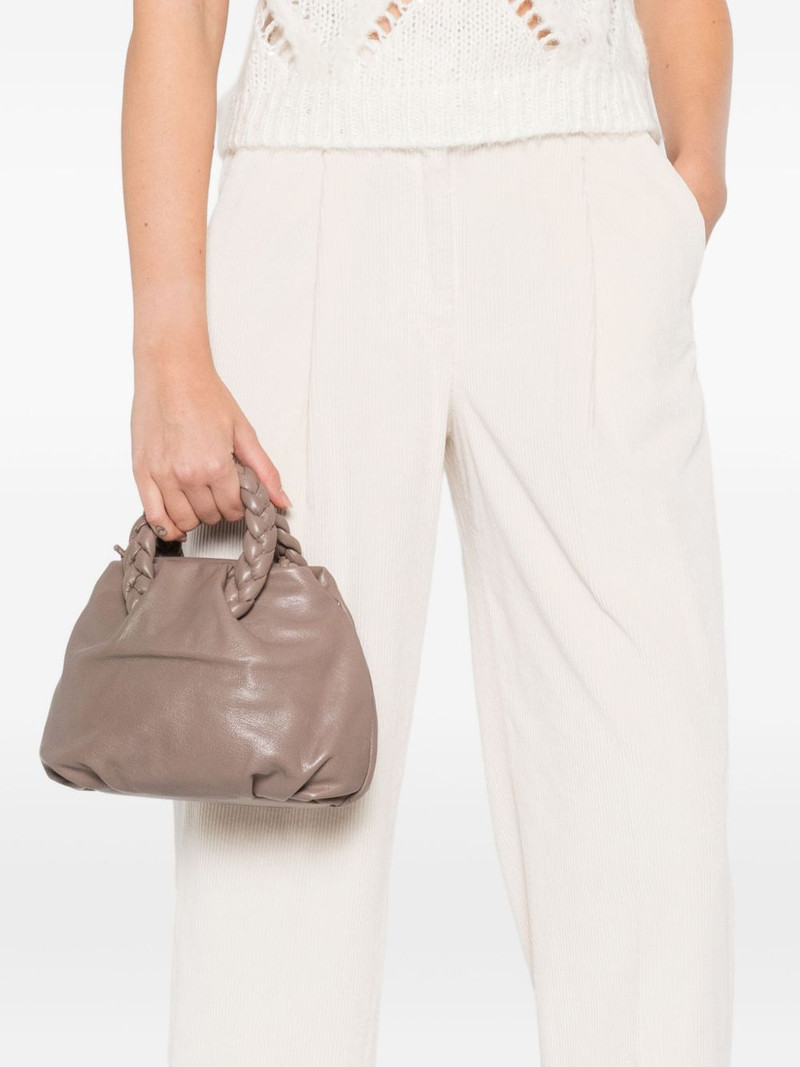 HEREU Bombon leather tote bag outlook