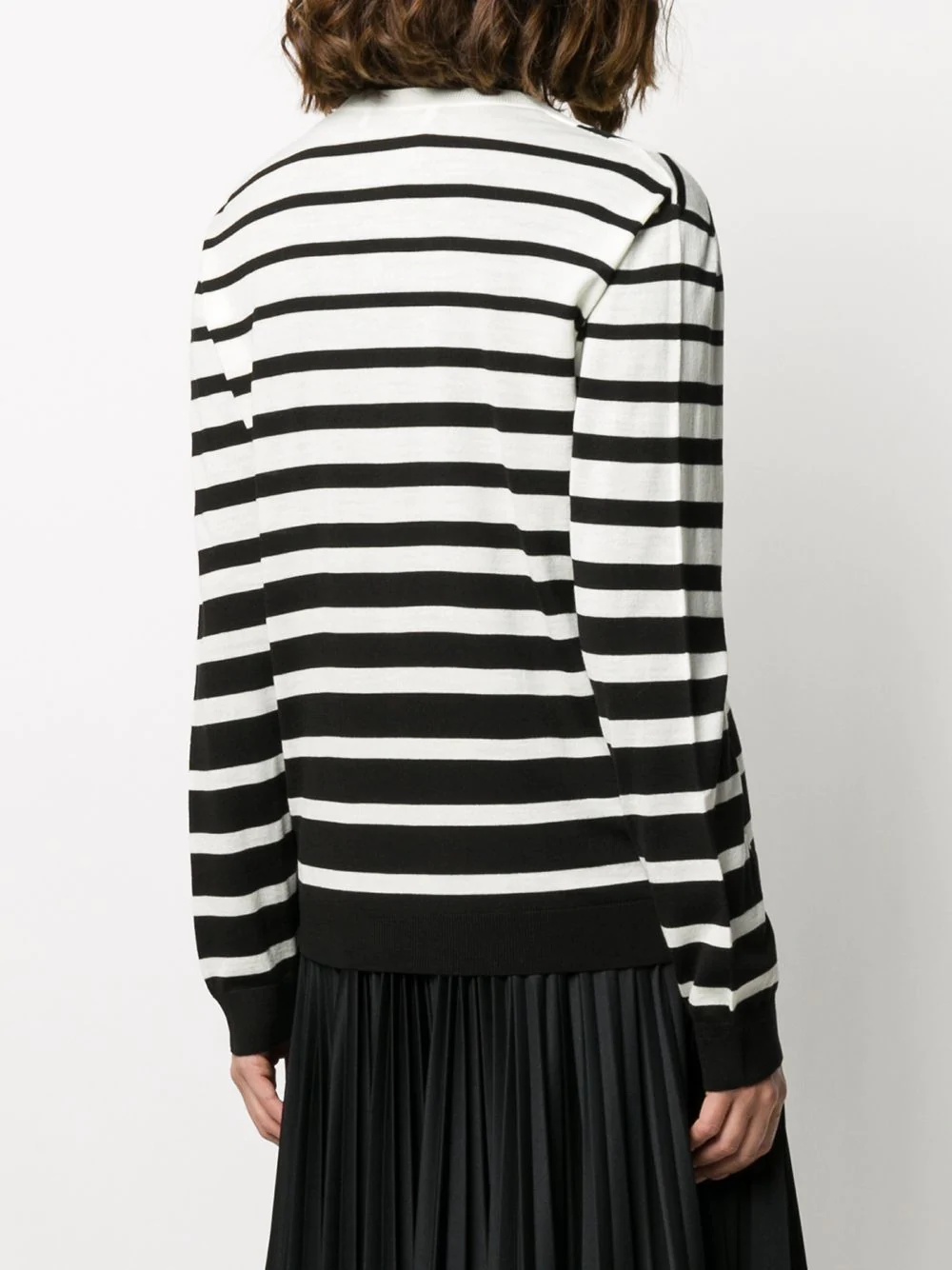 V-neck striped jumper - 4