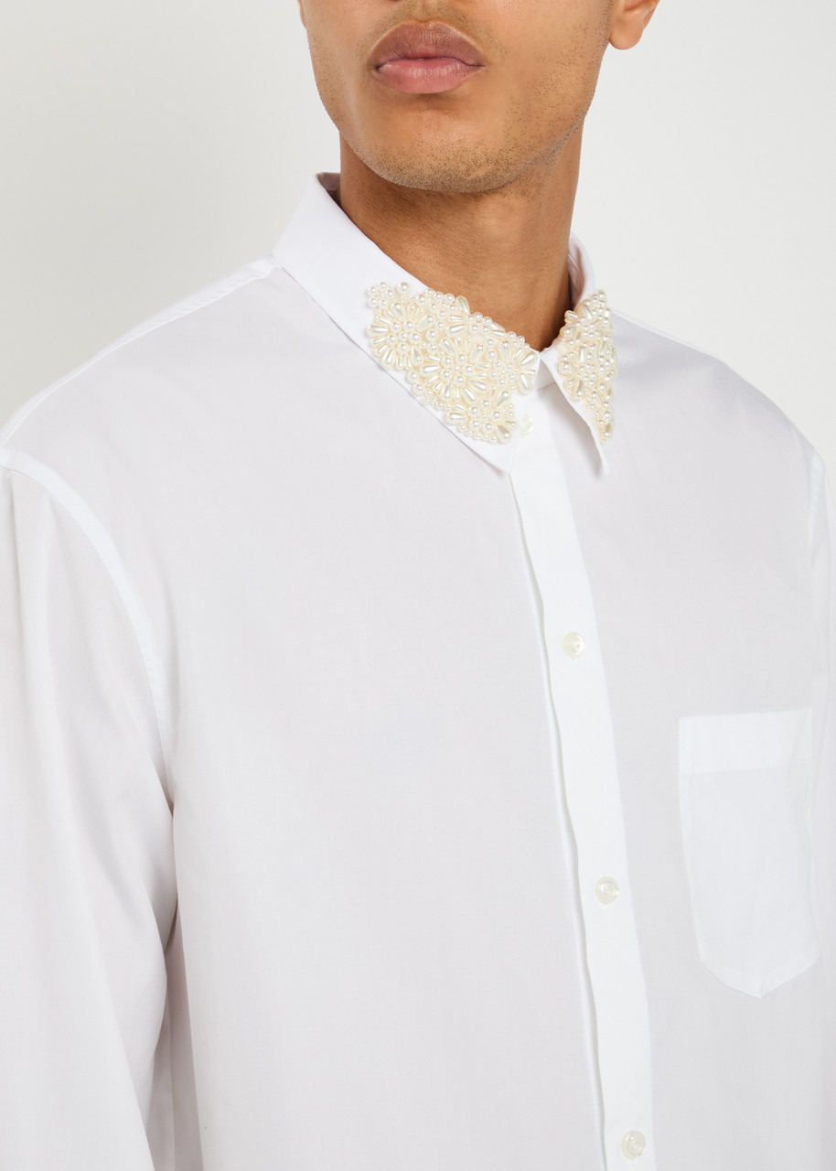 Simone Rocha Embellished Cotton-poplin Shirt - 5